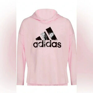 adidas Kids Pink Hoodie